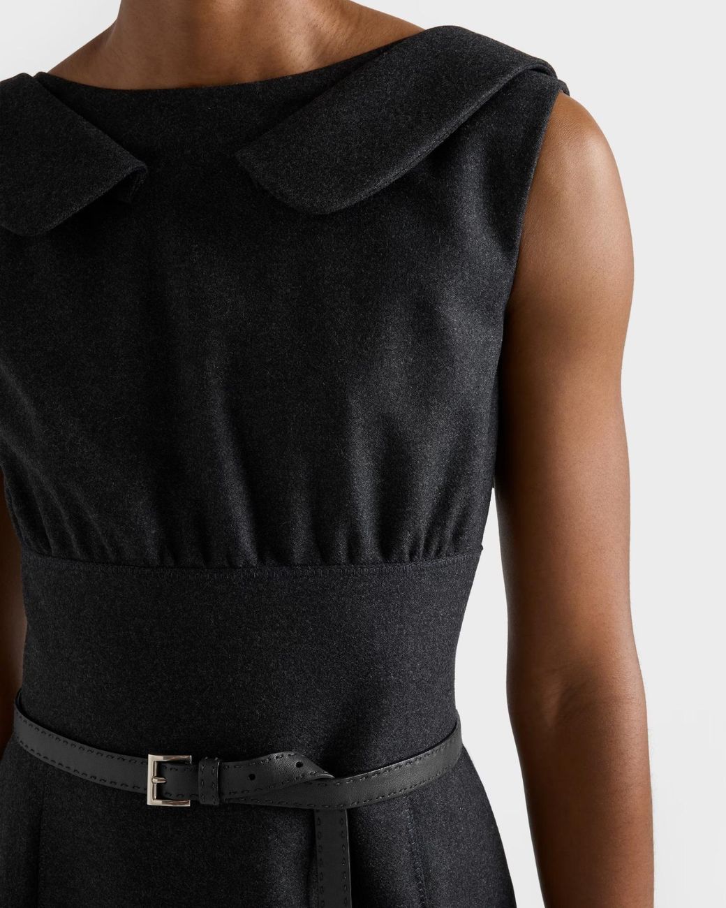 Prada Black Re-Wool Dress