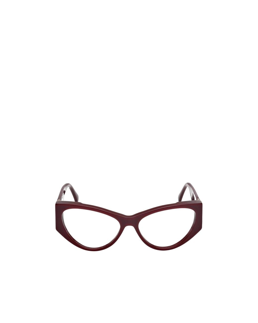 Max Mara White Cat-Eye Frame Glasses
