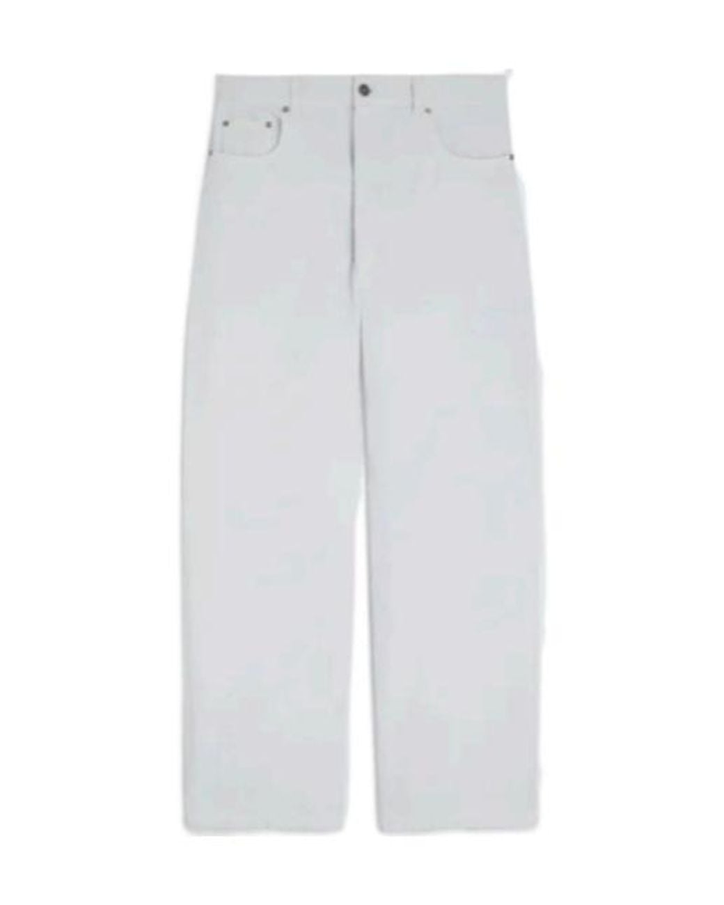 Phoebe Philo White Zipper Jeans