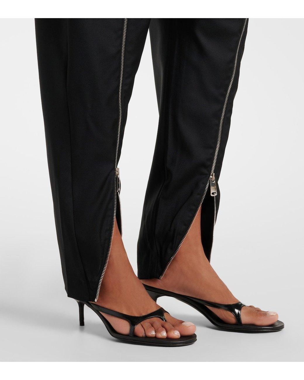 Coperni Black Halterneck Virgin Wool Jumpsuit