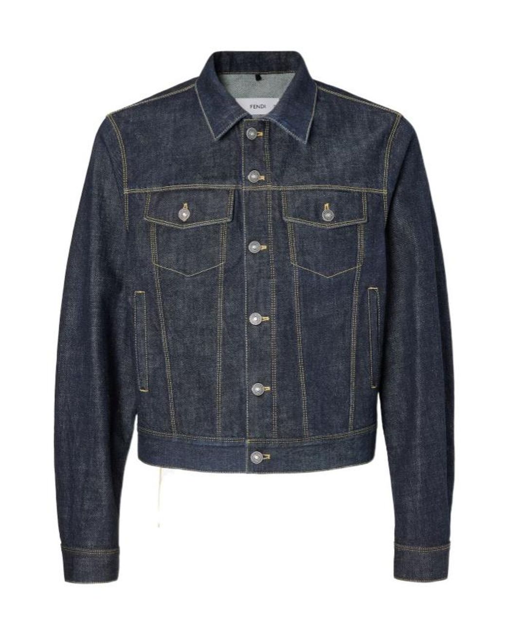 Fendi Blue Jeans Jacket for men