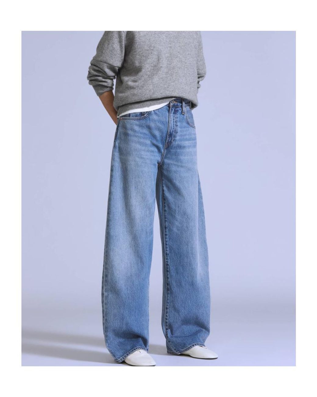 Levi's Blue Drop Barrel Jeans