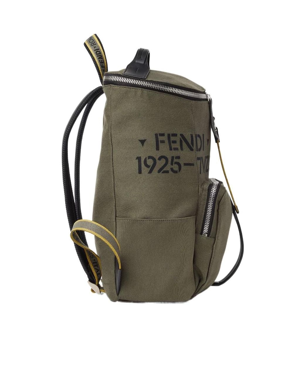 Fendi Green Tourist Backpack for men