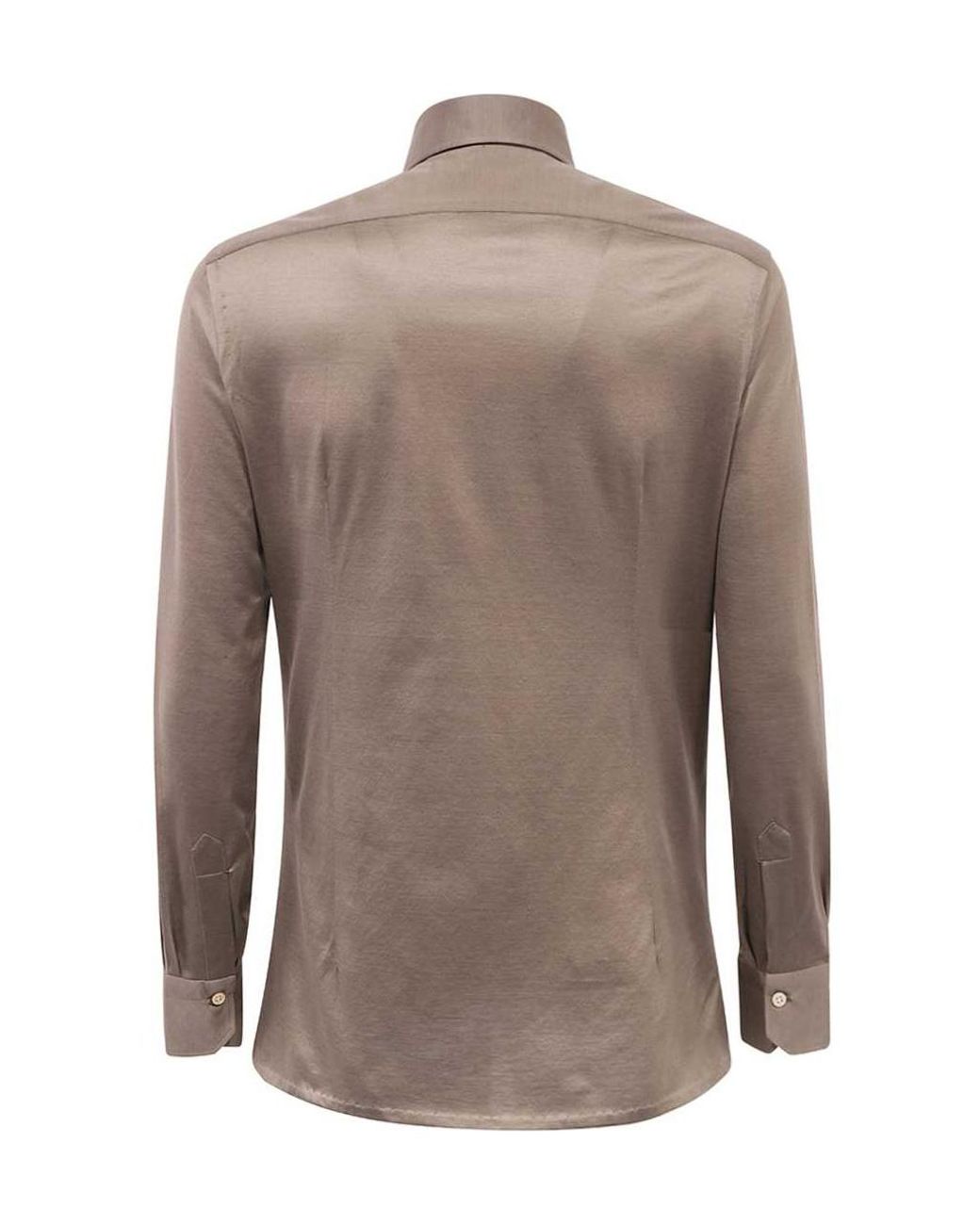Kiton Brown Long-Sleeved Shirt for men