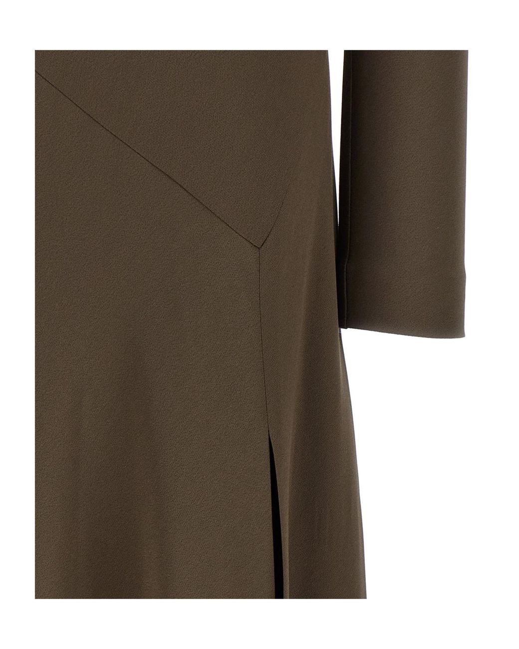 Alberta Ferretti Green One-Shoulder Long Dress