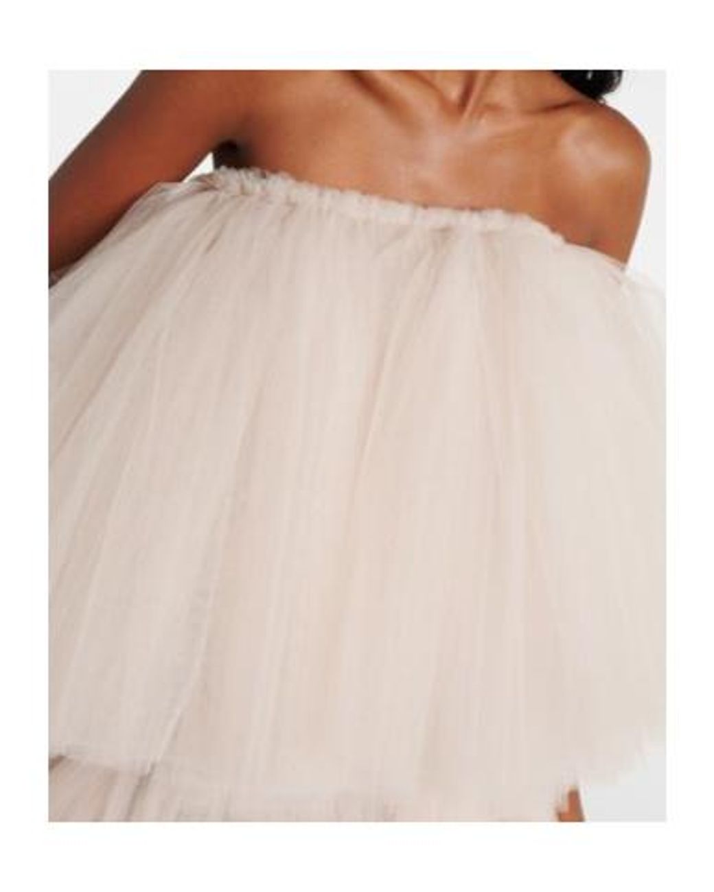 Maticevski Natural Tulle Top