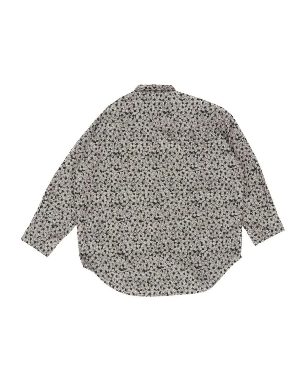 R13 Gray Long-Sleeved Shirt