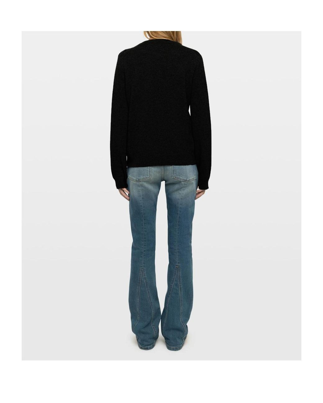Zadig & Voltaire Black Long-Sleeved Sweater