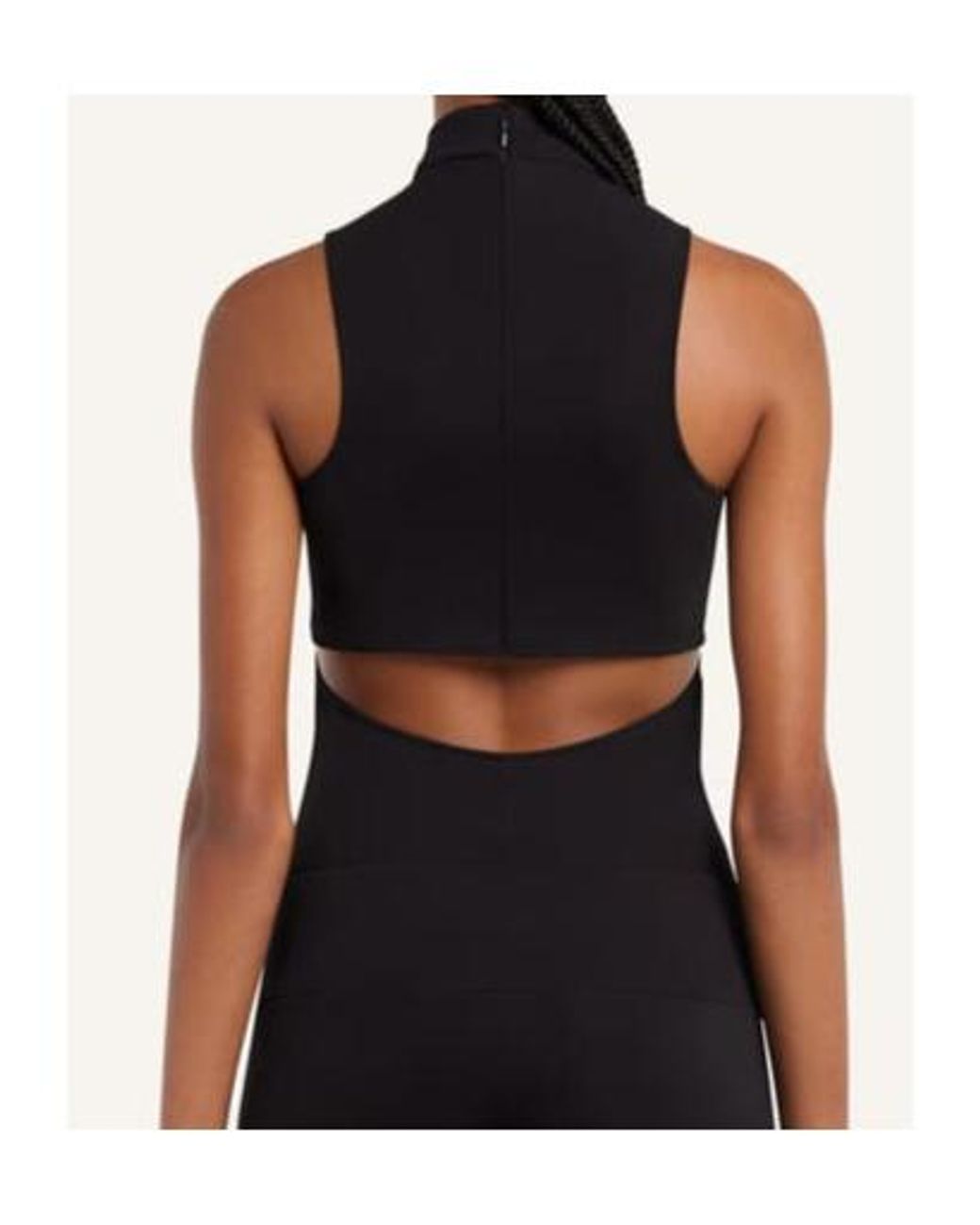 Courreges Black Mock-Neck Bodysuit