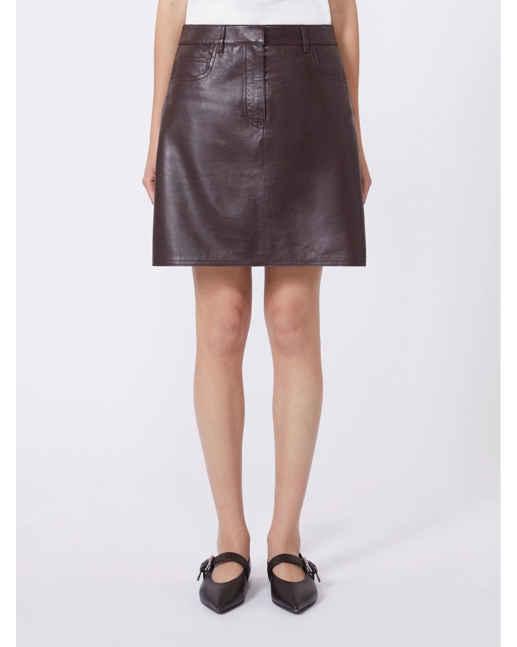 Weekend by Maxmara Purple Flared Skirt