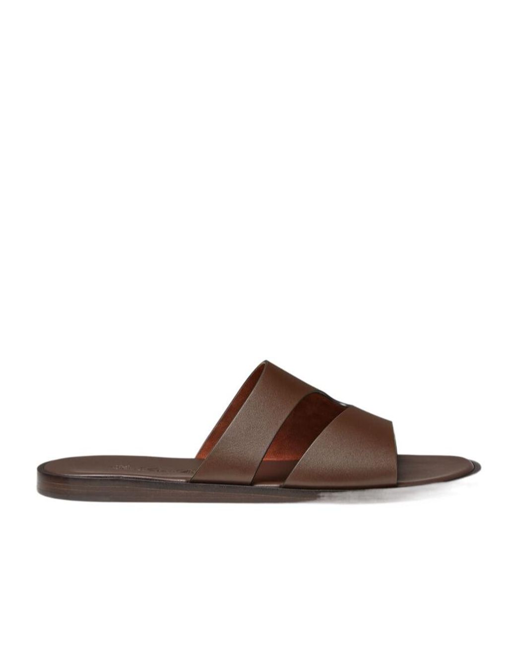 Loro Piana Brown Pilat Plain Walk Sandal for men