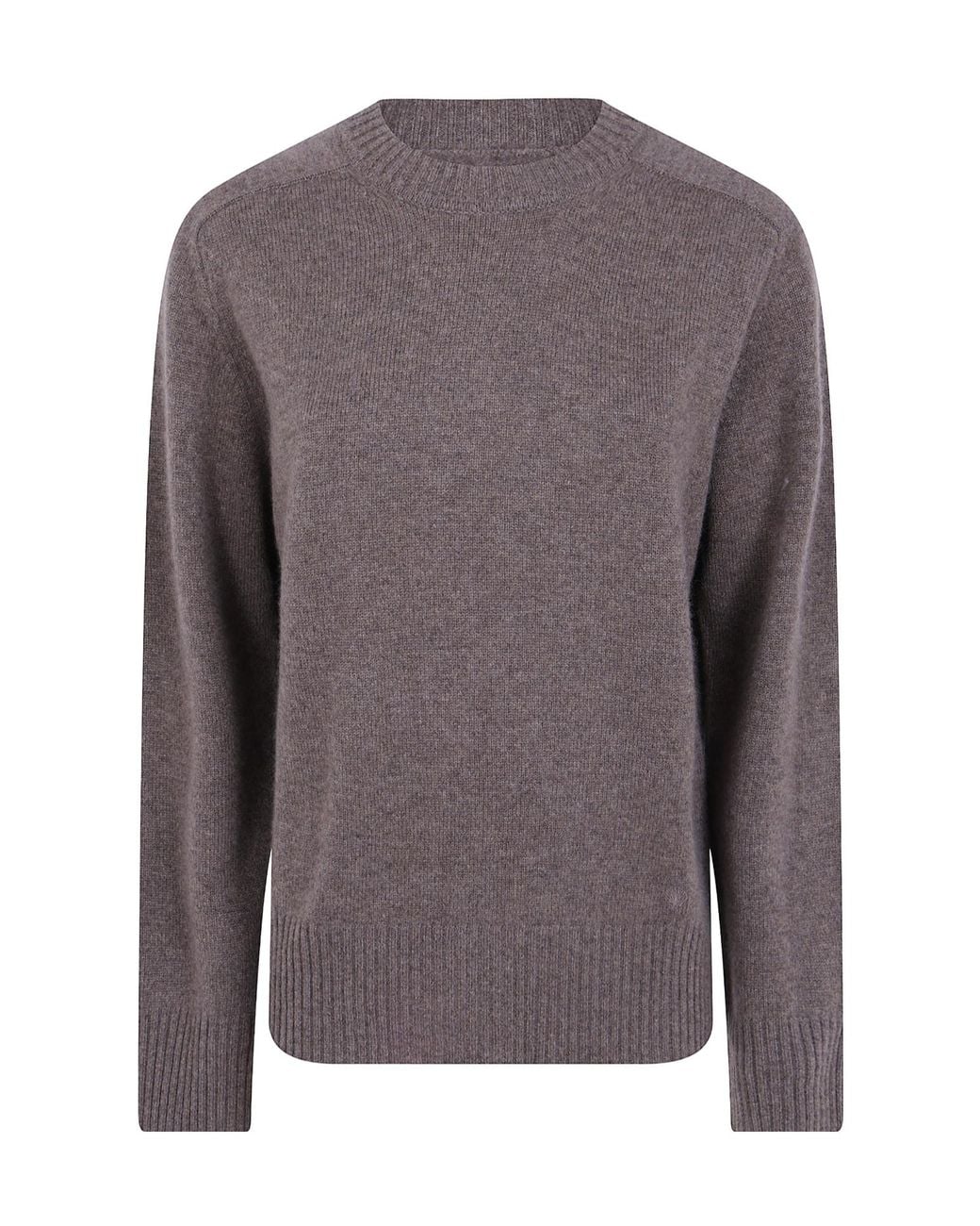 Loulou de Saison Gray Crew-Neck Long-Sleeve Sweater