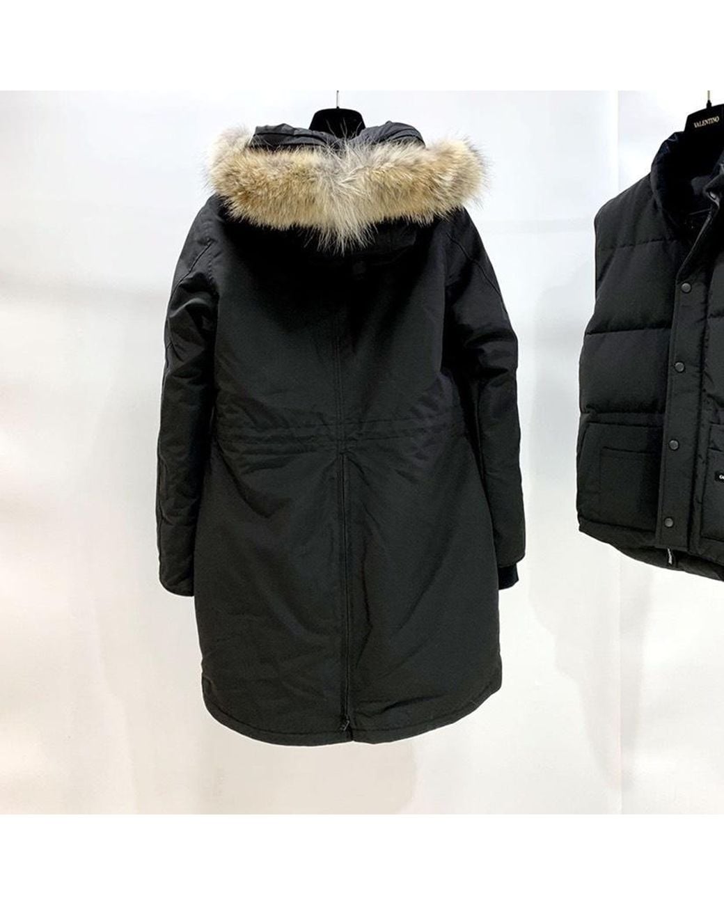Canada Goose Black Rossclair Hooded Parka