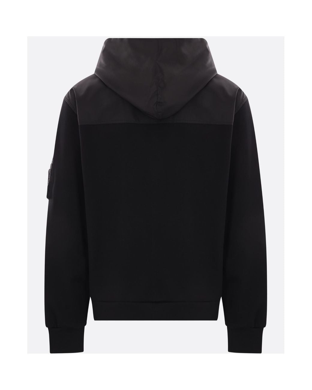 Prada Black Long-Sleeved Hoodie for men