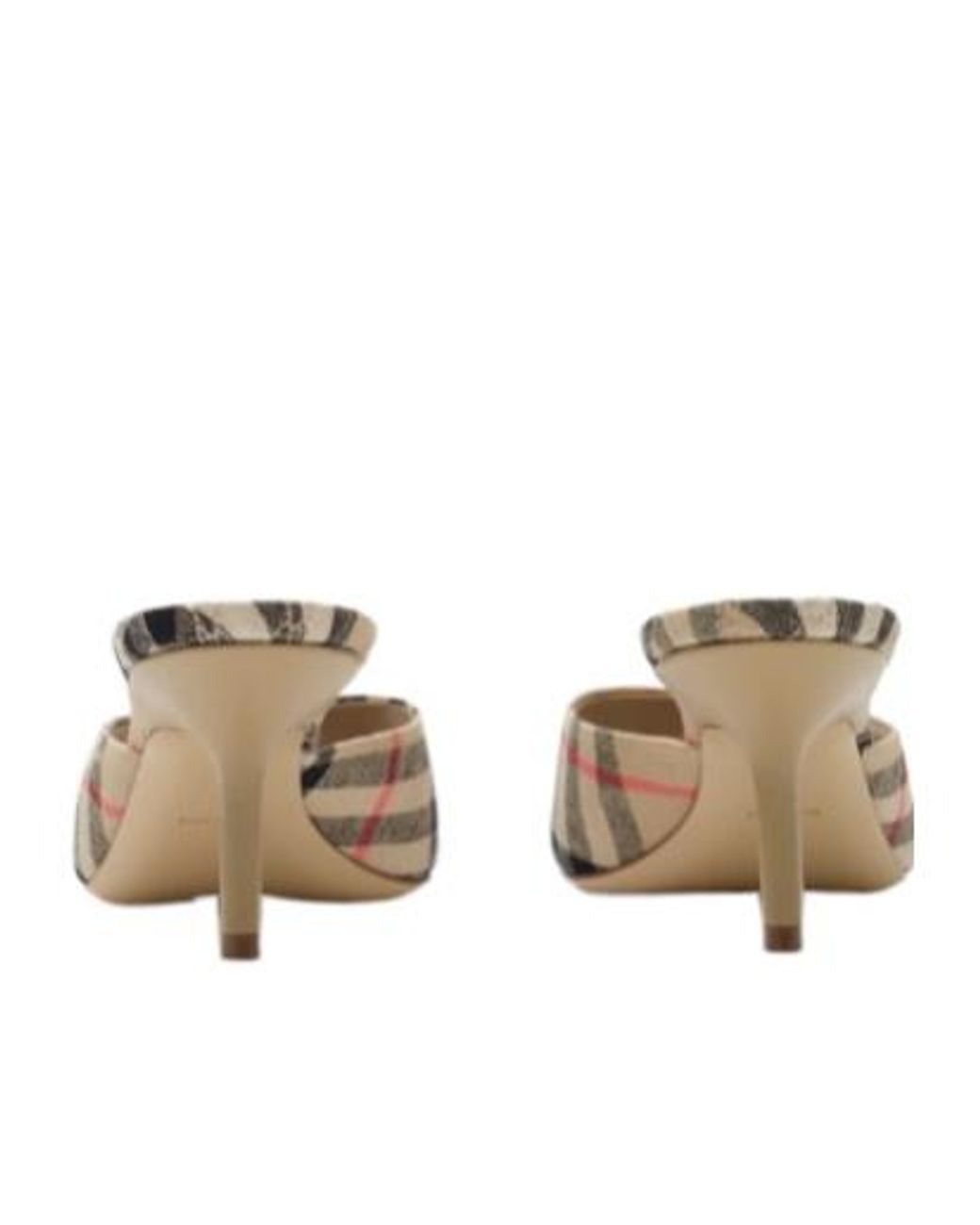 Burberry Multicolor Check Mews Low Sandals