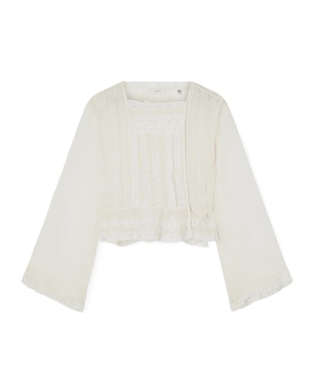 Doen White Lightweight Silk Shirt