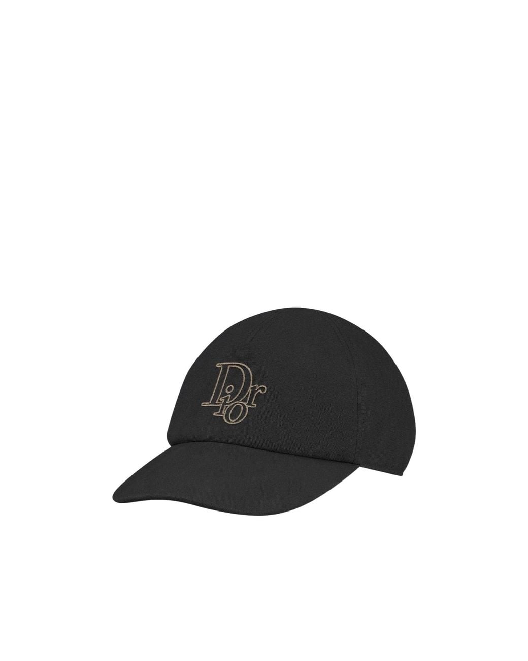 Dior Black Cap With Centered Oblique for men