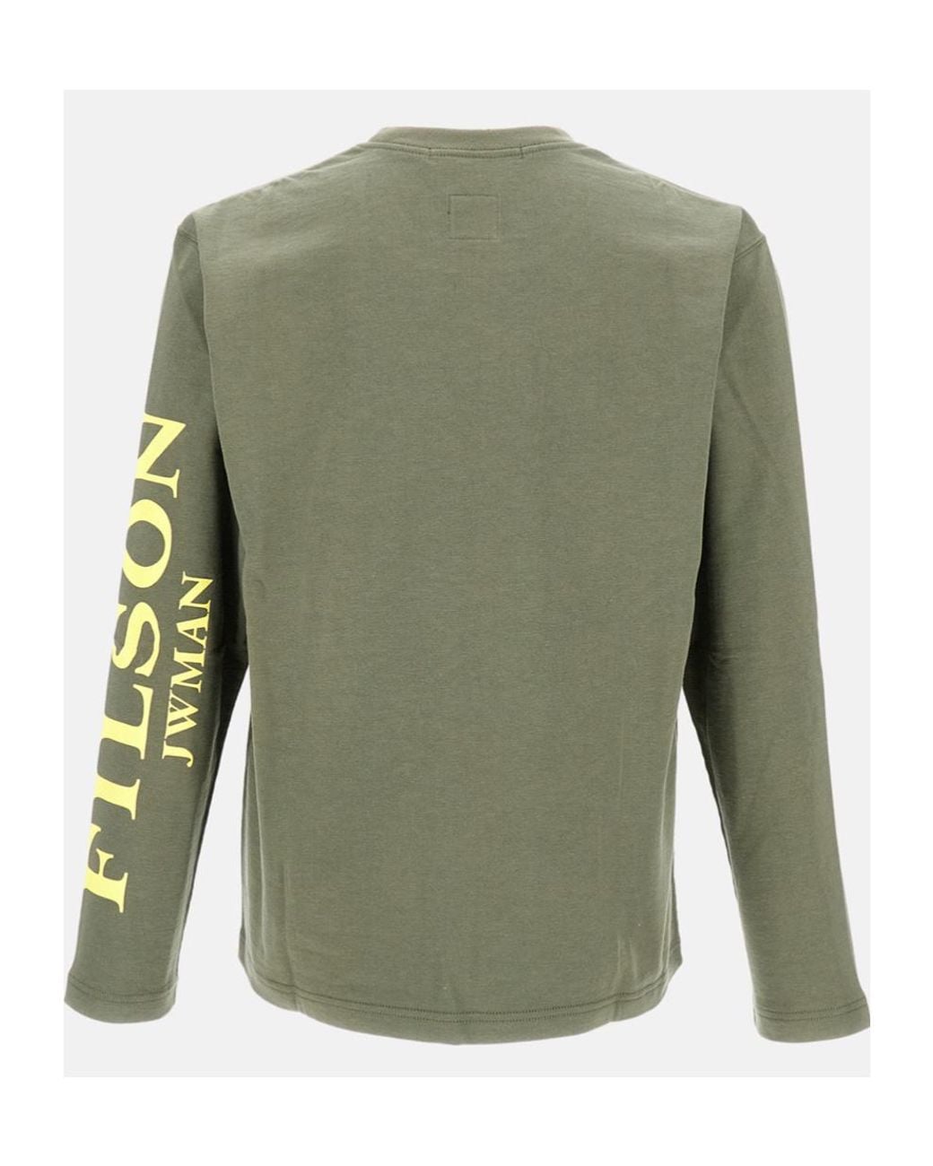 Junya Watanabe Green Crew-Neck Long-Sleeves T-Shirt for men