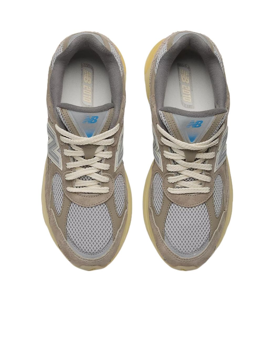 New Balance Gray 2010 Lace-Up Sneakers for men