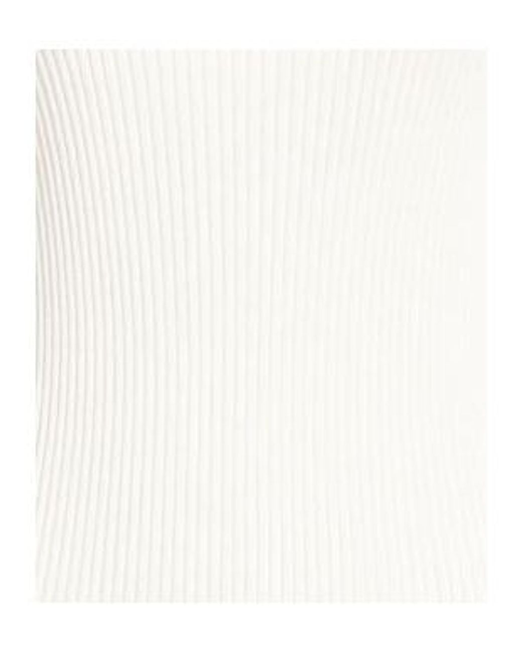 Max Mara White Ribbed Knit Top