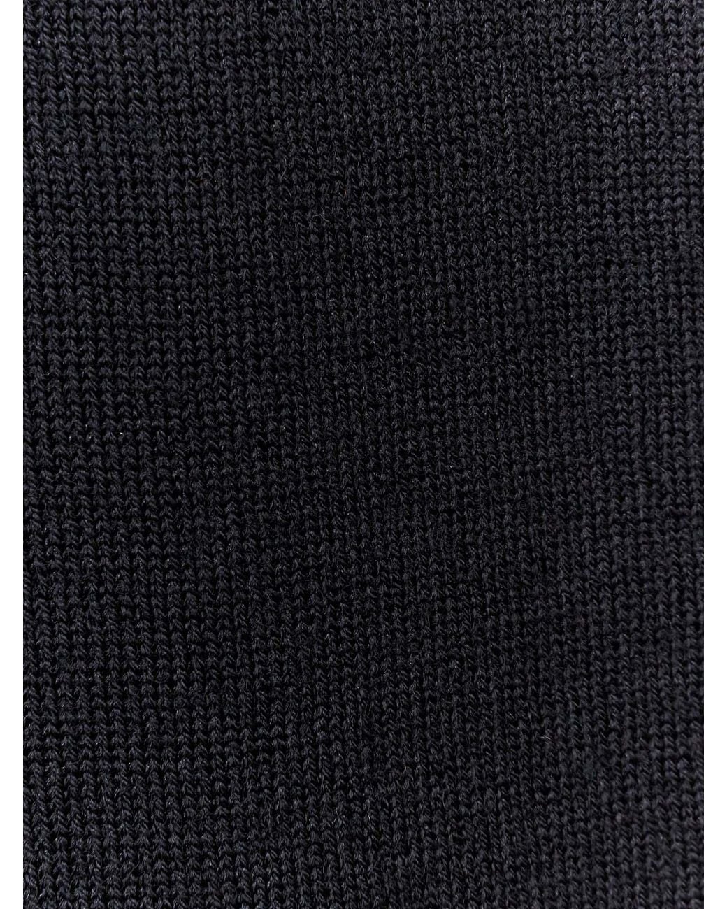 Zanone Black Mock-Neck Sweater for men