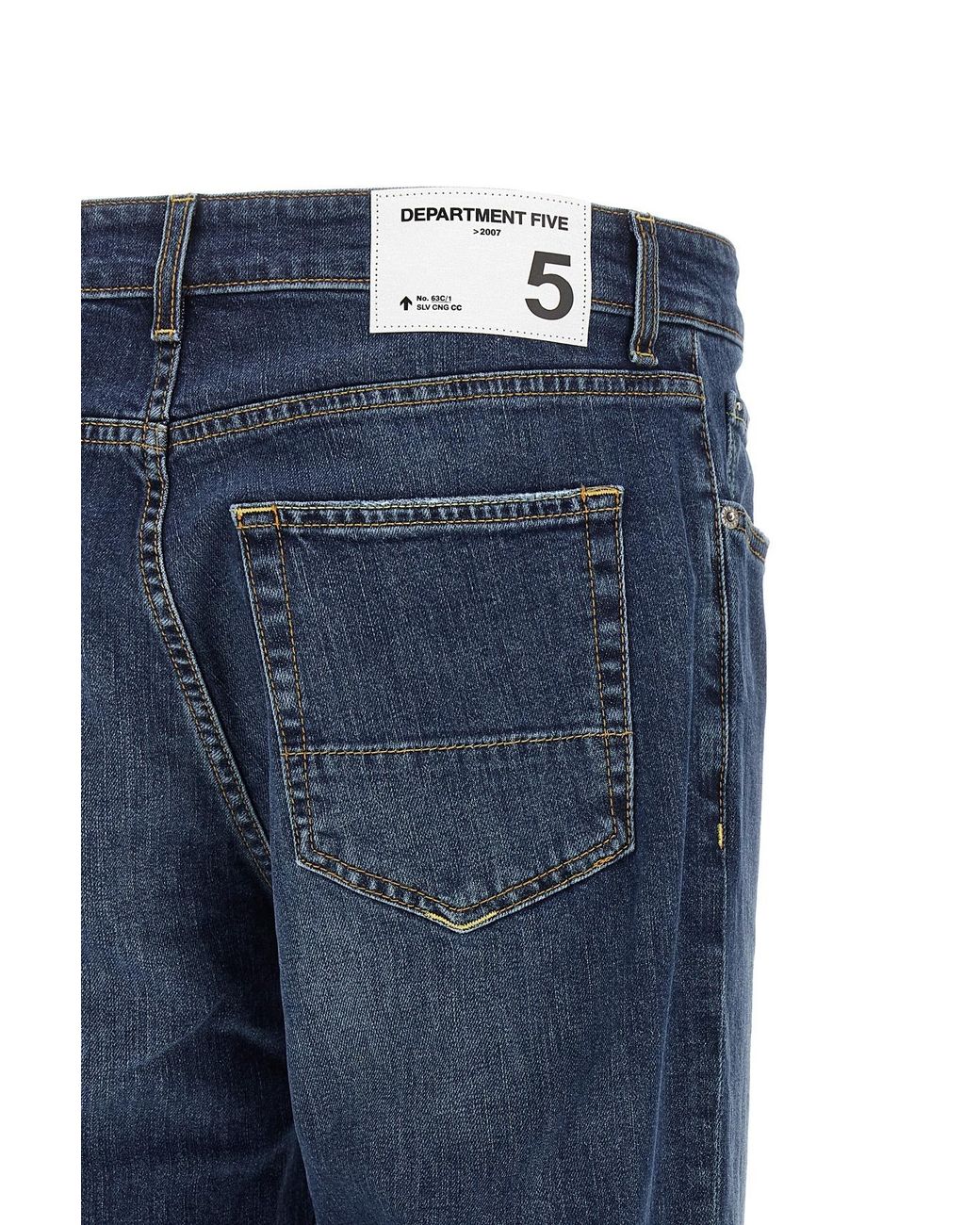Department 5 Blue Talk Straight-Leg Jeans for men