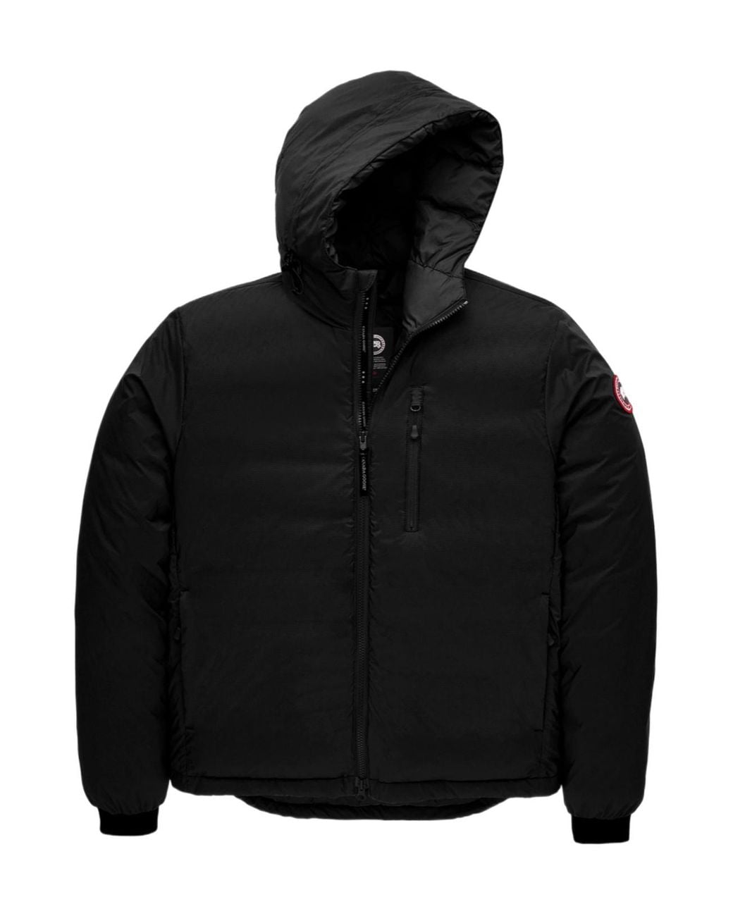 Canada Goose Black Lodge Hooded Down Jacket for men
