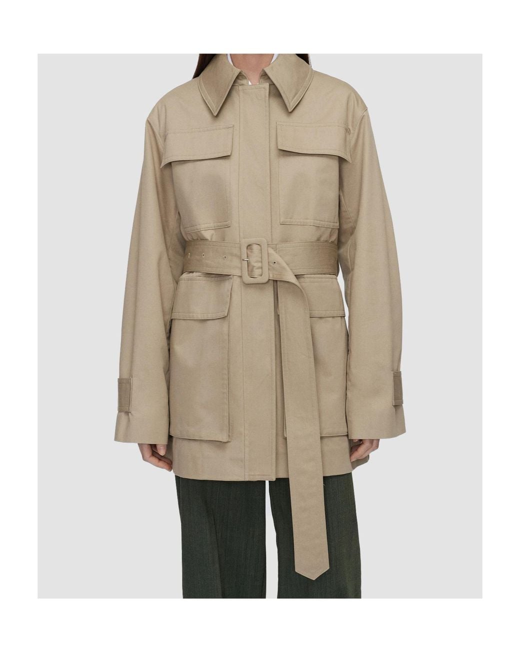 Joseph Natural Belted Utility Coat