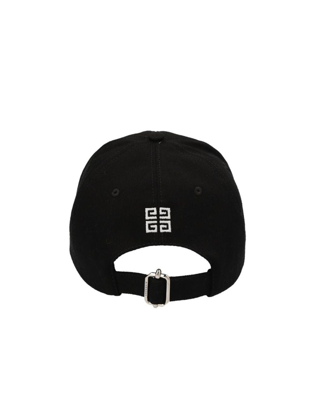 Givenchy Black Logo Embroidered Baseball Cap for men