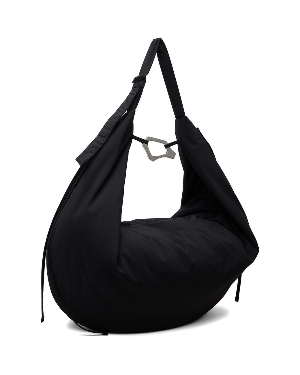 HELIOT EMIL Black Cauda Crossbody Bag for men