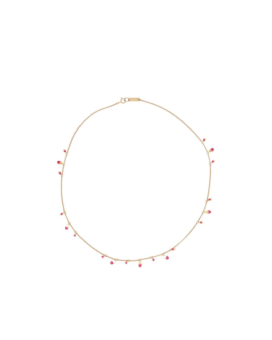 Isabel Marant White Drop Pendant Necklace