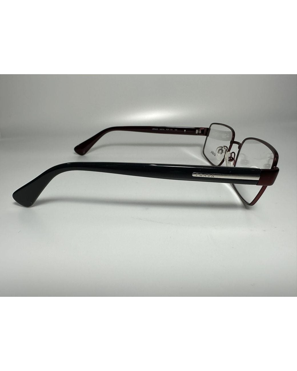 Prada White Logo Flat Mirror