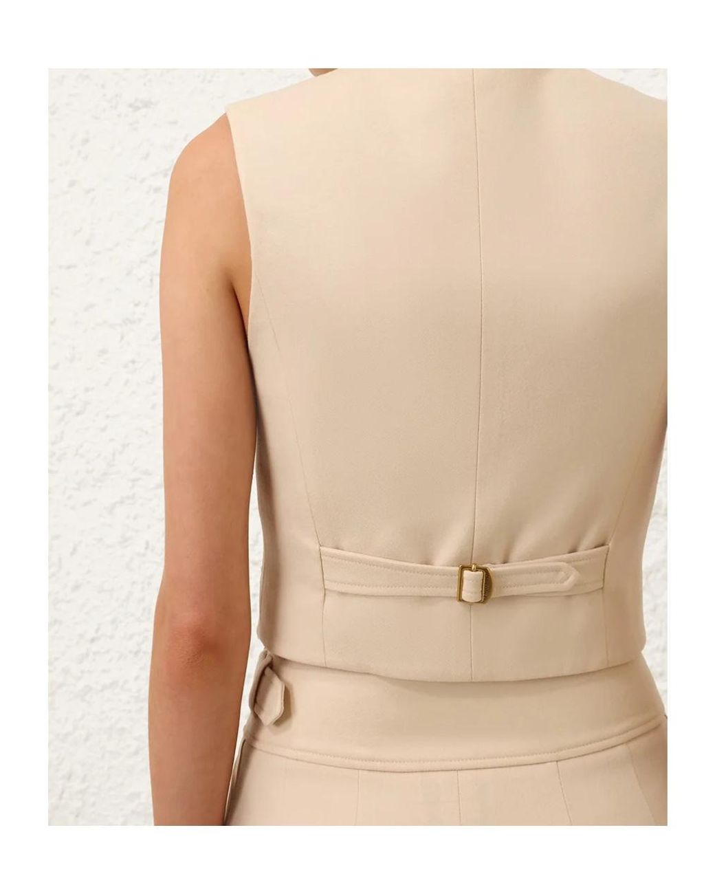 Zimmermann Natural V-Neck Vest