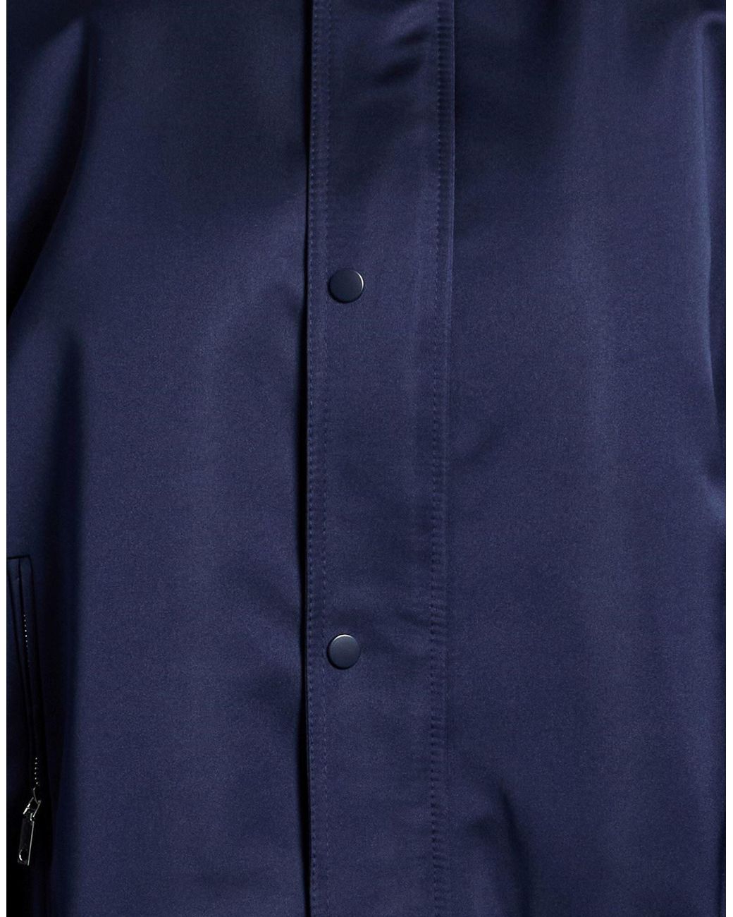 MAX&Co. Blue Simple Solid Color Coat