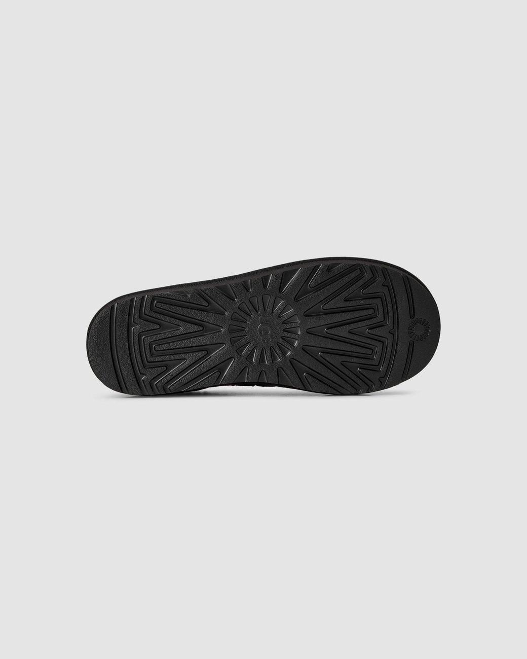 Ugg Black Tasman Logo Patch Woven Mules for men