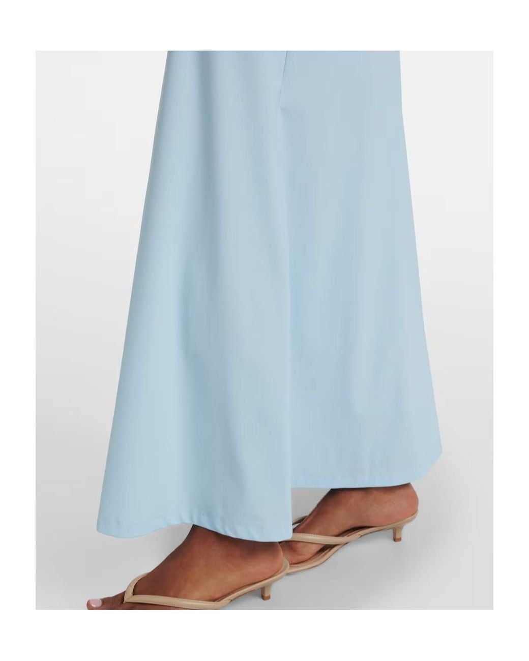 Christopher Esber Blue Embellished Halterneck Maxi Dress