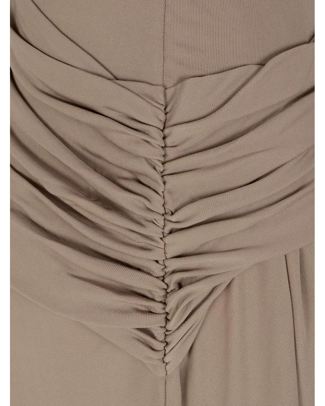 Christopher Esber Natural Aiba Draped Jersey Skirt