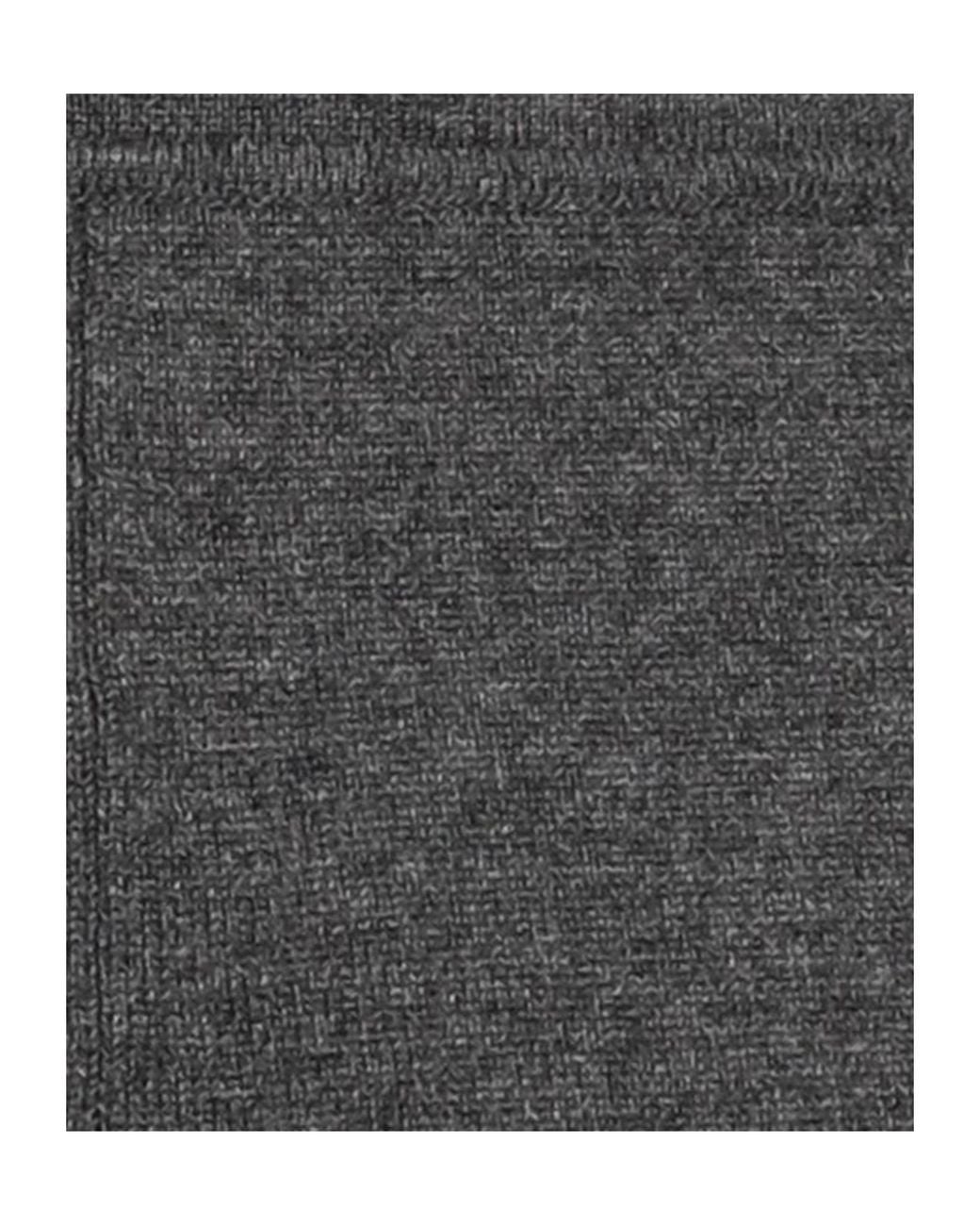 Saint Laurent Gray High-Waisted Cashmere Casual Pants