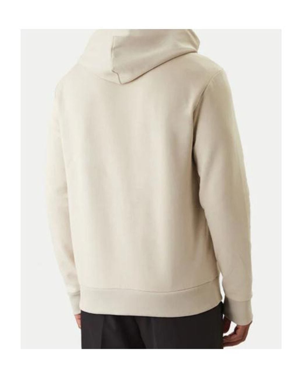 Boss Natural Logo-Detail Zip-Up Hoodie for men