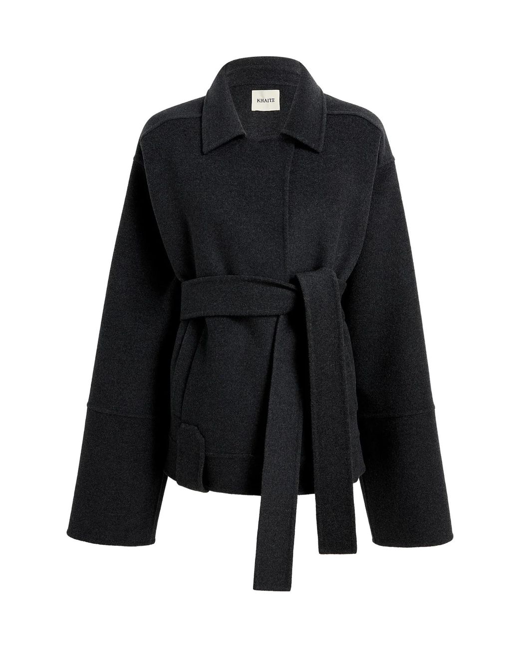 Khaite Black Alder Long Sleeved Jacket