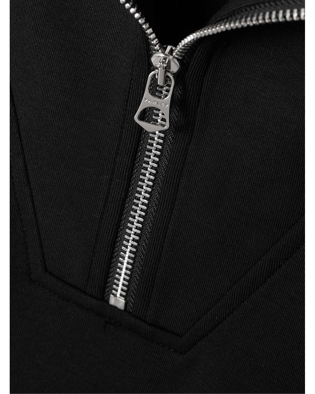 Varley Black Hawley Zip-Up Sweatshirt