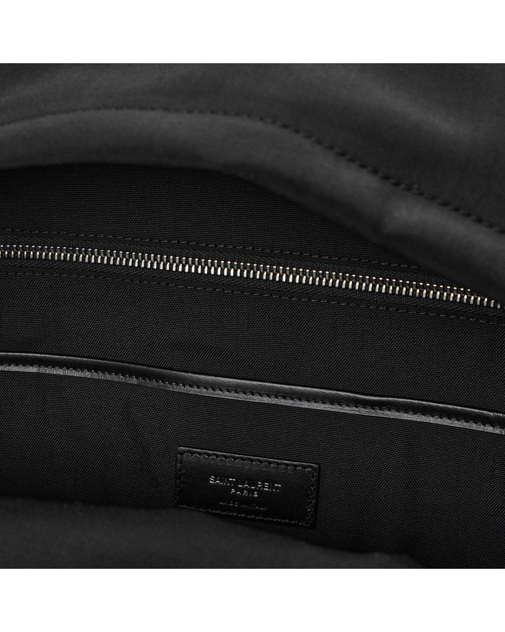 Saint Laurent Black Simple Backpack for men