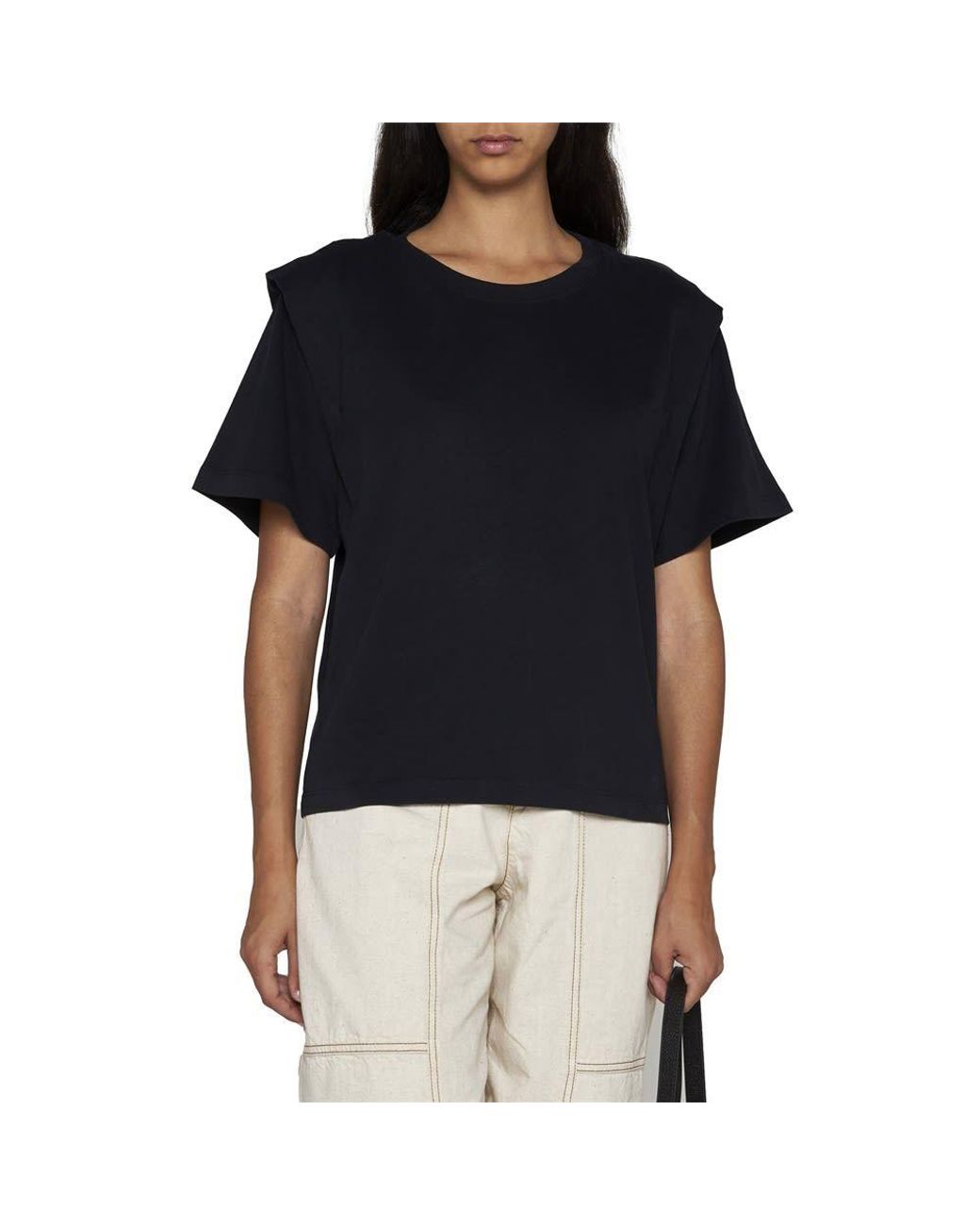 Isabel Marant Black Zelitos Crewneck T-Shirt