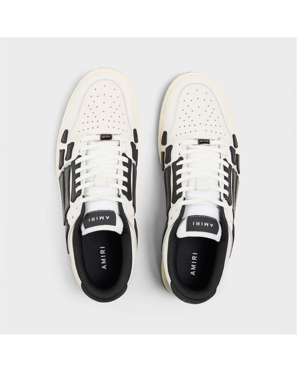 Amiri Black Lace-Up Low-Top Sneakers for men