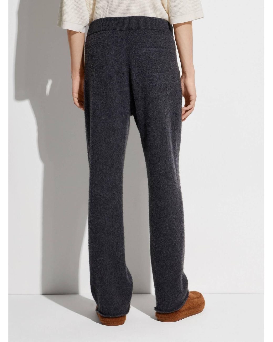 Zegna Blue Oasi Straight-Leg Cashmere Trousers for men