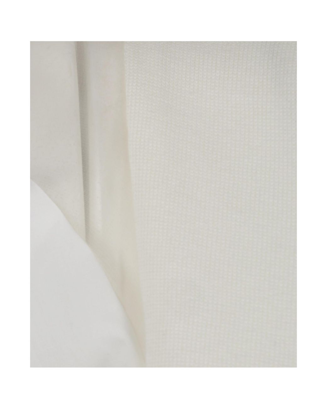 Sacai White Cotton Top