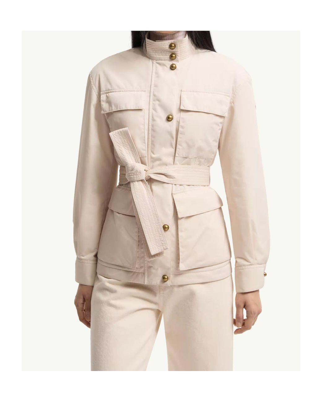 Moncler Natural Maitake Belted Jacket