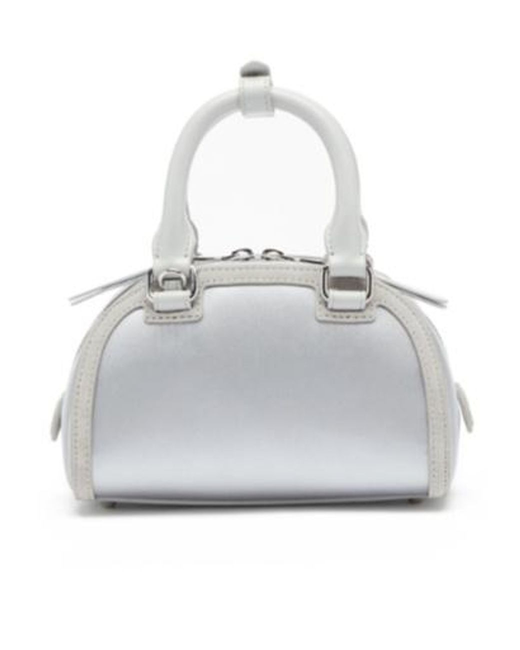 DIESEL Gray 1Dr Dome Top Handle Shoulder Bag for men