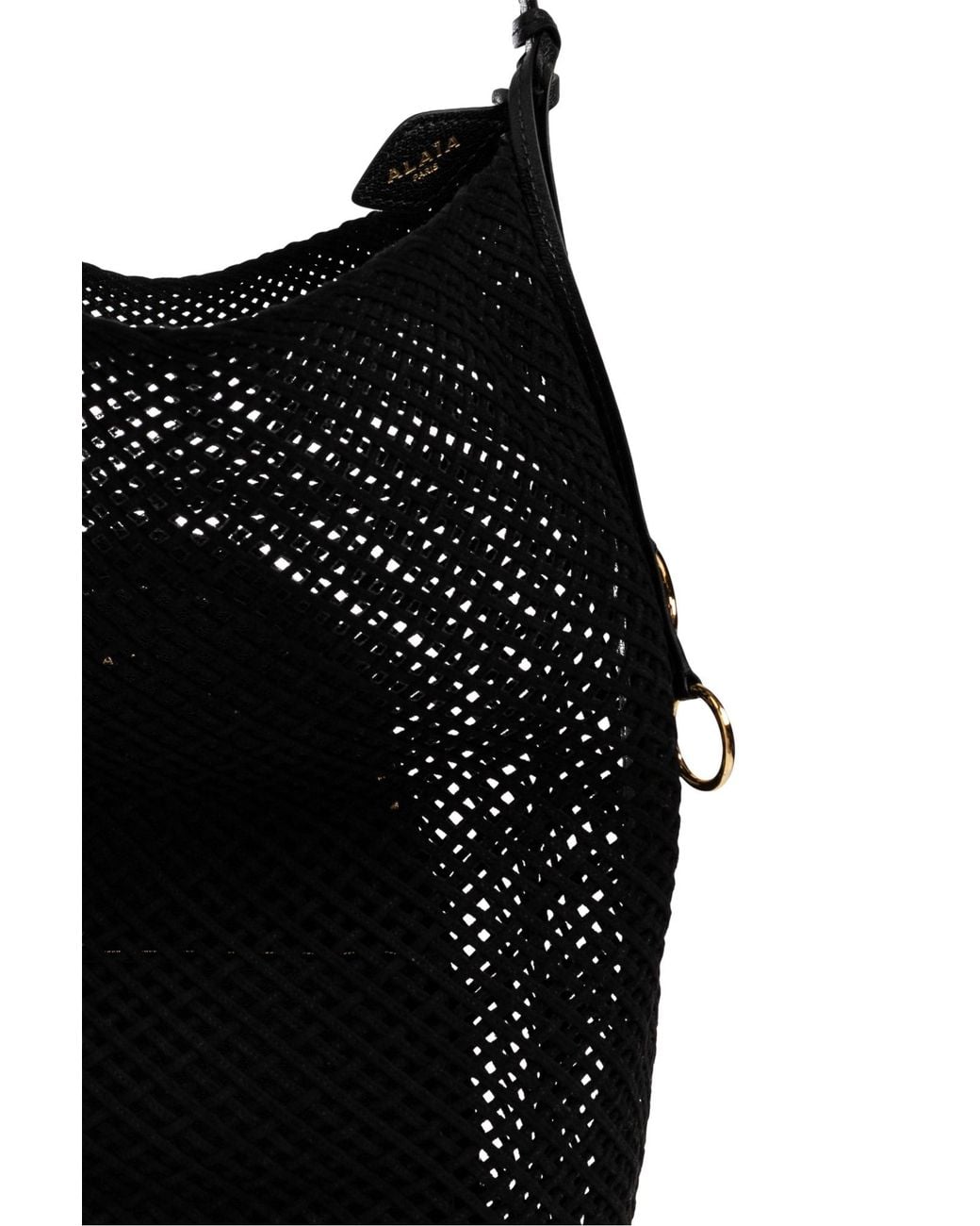 Alaïa Black Alaïa Hip Large Bucket Bag