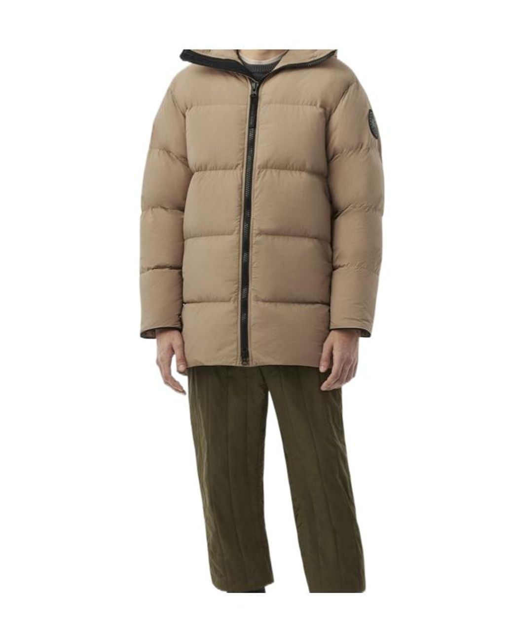 Canada Goose Brown Long-Sleeved Down Jacket for men